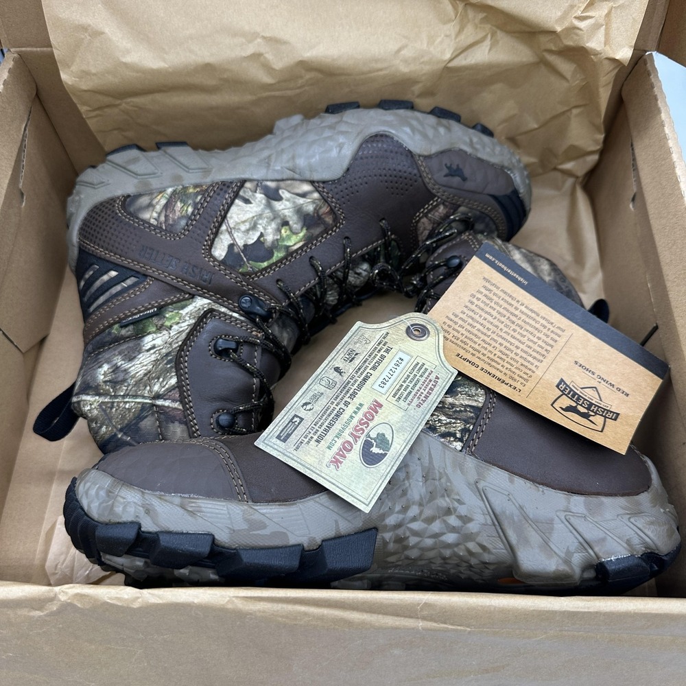 Irish Setter VaprTrek 2839 Boots Womens Size‎ 10 Brown Camo Waterproof Hunting